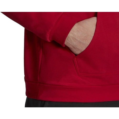 Adidas Entrada 22 Sweat Hoodie Erkek Futbol Sweatshirts H57514 Kırmızı