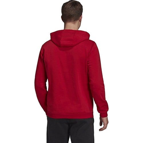 Adidas Entrada 22 Sweat Hoodie Erkek Futbol Sweatshirts H57514 Kırmızı