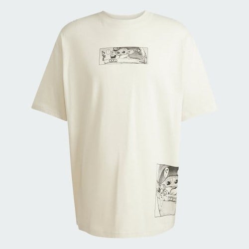 adidas Erkek  Bej  T-Shirt M SW TM T 2 JI5717