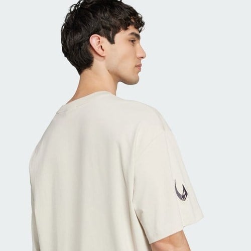adidas Erkek  Bej  T-Shirt M SW TM T 2 JI5717
