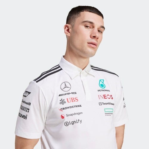 adidas Erkek Beyaz  Polo T-Shirt MER TM POLO WM JW0586
