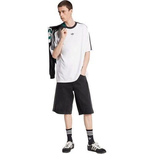 adidas Erkek  Beyaz  T-shirt JACQUARD JERSEY JW5877