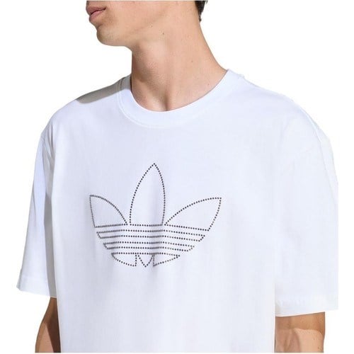 Adidas Erkek  Beyaz  T-Shirt Studded Tee JY2805