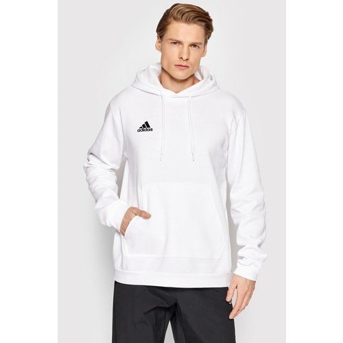 adidas Erkek ENT22  Kapüşonlu Sweat Düz Desenli 2XL Beyaz Sezonluk Rahat Kesim