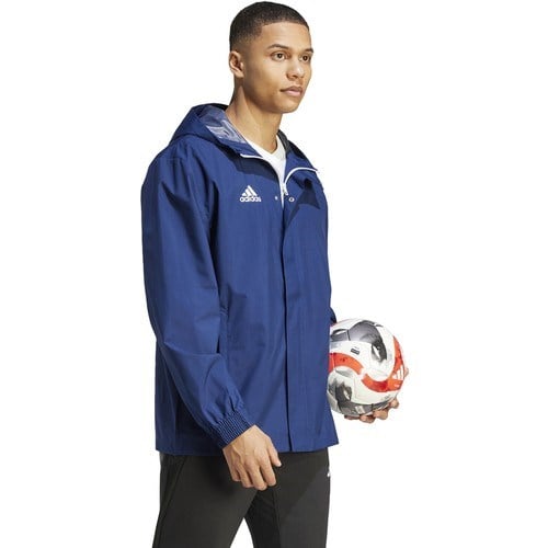 adidas Erkek Futbol Antrenman Yağmurluk Mavi ENT22 Aw Jkt  IK4011
