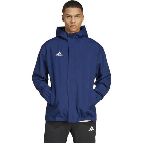 adidas Erkek Futbol Antrenman Yağmurluk Mavi ENT22 Aw Jkt  IK4011