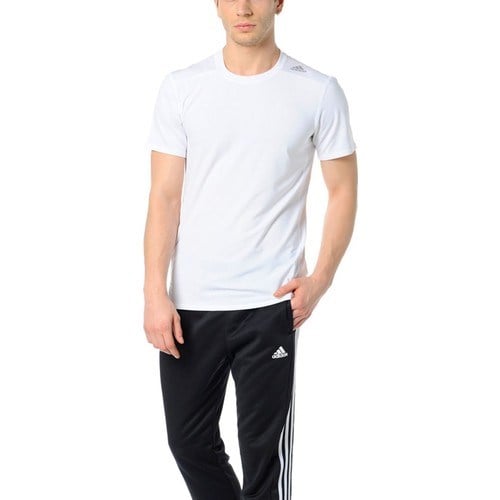 adidas Erkek Koşu Tişörtü Beyaz Tf Base Fıtted AJ5216