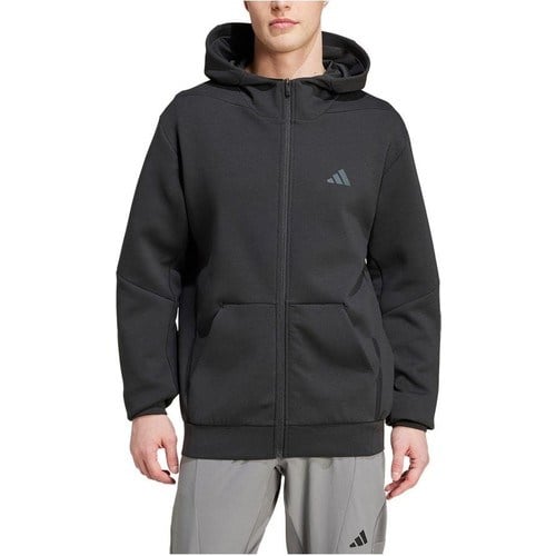 adidas Erkek  Siyah  Sweatshirt D4T FULL-ZIP HO IY1131