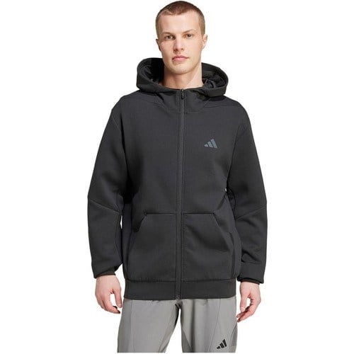 adidas Erkek  Siyah  Sweatshirt D4T FULL-ZIP HO IY1131