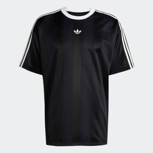 adidas  Erkek Siyah  T-shirt JACQUARD JERSEY JW5876