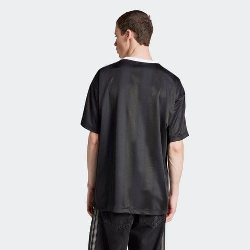 adidas  Erkek Siyah  T-shirt JACQUARD JERSEY JW5876