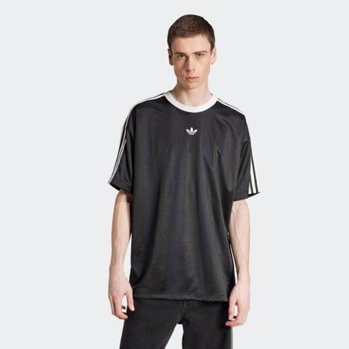 adidas  Erkek Siyah  T-shirt JACQUARD JERSEY JW5876