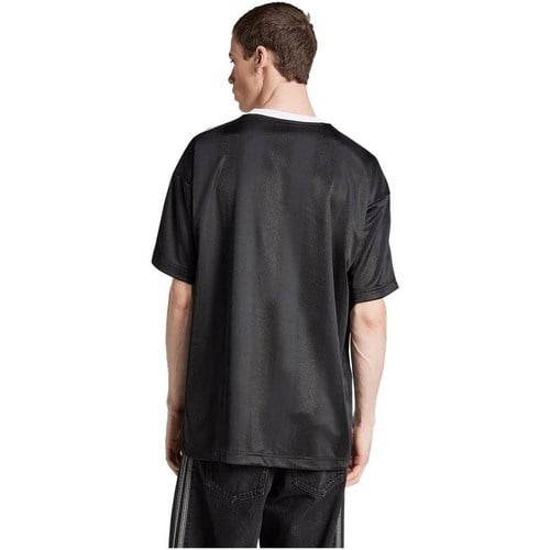 adidas  Erkek Siyah  T-shirt JACQUARD JERSEY JW5876