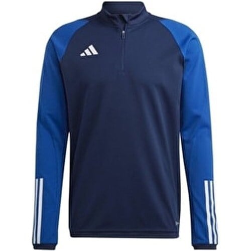 adidas Erkek TIRO23 Eşofman Üstü Düz Desenli Takım Lacivert Dik Yaka Rahat Kesim