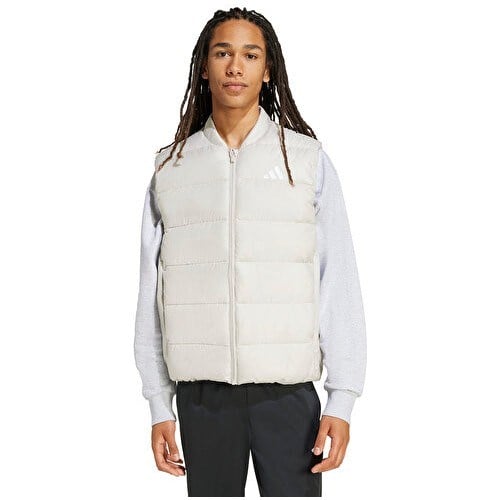 adidas Erkek Yelek Beyaz Ess Sd Puf V Standart Kalıp Günlük Stil JM8418