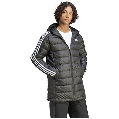 Adidas Ess 3s L D H Pa Erkek Günlük Mont HZ8522 Siyah