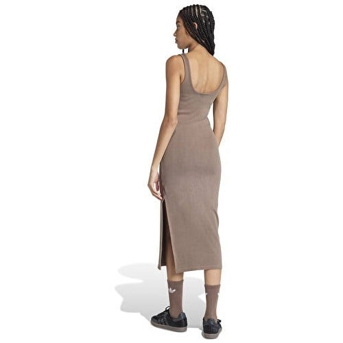 Adidas Ess Rib Dress Kadın Günlük Elbise KE3167 Kahverengi