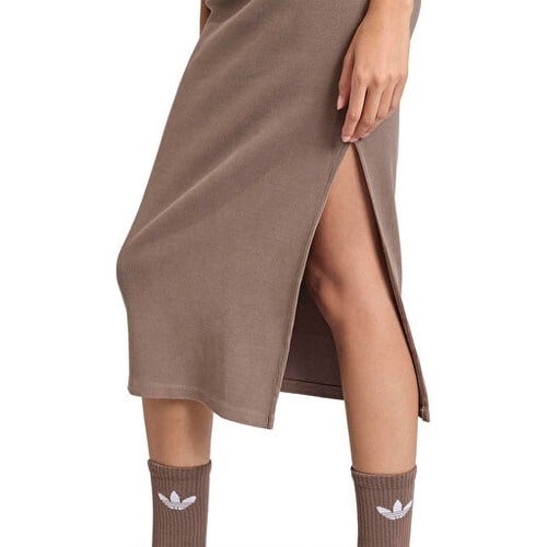Adidas Ess Rib Dress Kadın Günlük Elbise KE3167 Kahverengi