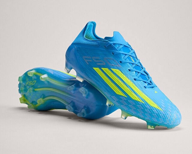 ADIDAS F50 ELITE FG Unisex Çim Zemin Kramponu JR6450 Mavi