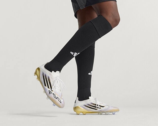 ADIDAS F50 ELITE FG Unisex Çim Zemin Kramponu JH7617 Beyaz
