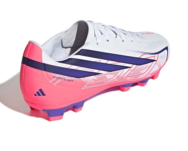 ADIDAS F50 HYPERFAST CLUB FG/MG Erkek Çoklu Çim Zemin Kramponu KJ0990 Beyaz