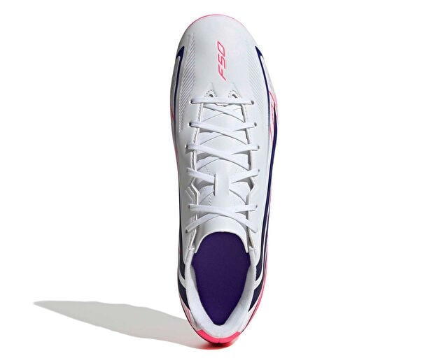 ADIDAS F50 HYPERFAST CLUB FG/MG Erkek Çoklu Çim Zemin Kramponu KJ0990 Beyaz