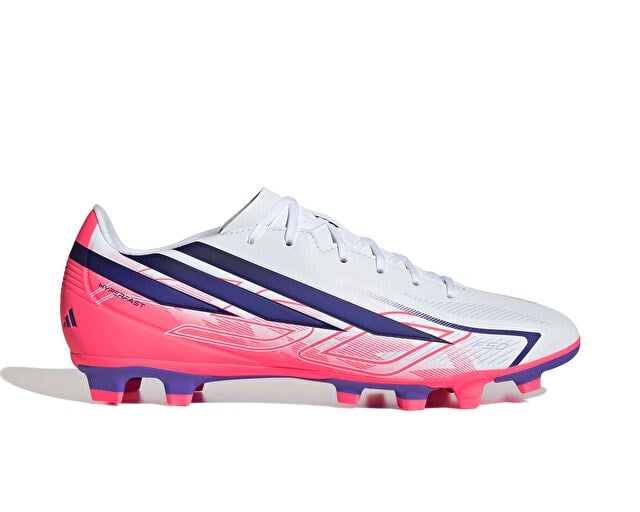 ADIDAS F50 HYPERFAST CLUB FG/MG Erkek Çoklu Çim Zemin Kramponu KJ0990 Beyaz