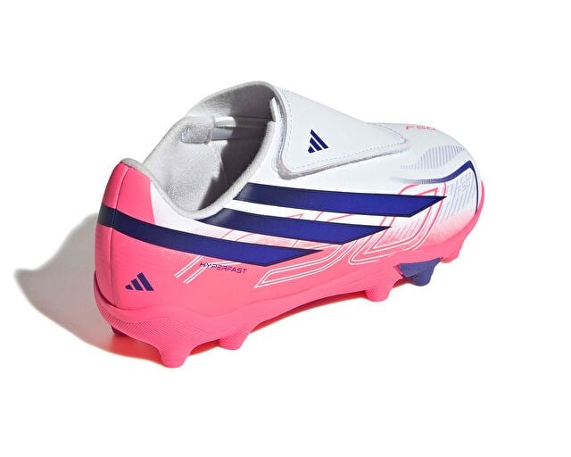ADIDAS F50 HYPERFAST CLUB VEL FG/MG C Çocuk Çoklu Çim Zemin Kramponu KK1345 Beyaz
