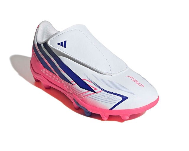 ADIDAS F50 HYPERFAST CLUB VEL FG/MG C Çocuk Çoklu Çim Zemin Kramponu KK1345 Beyaz