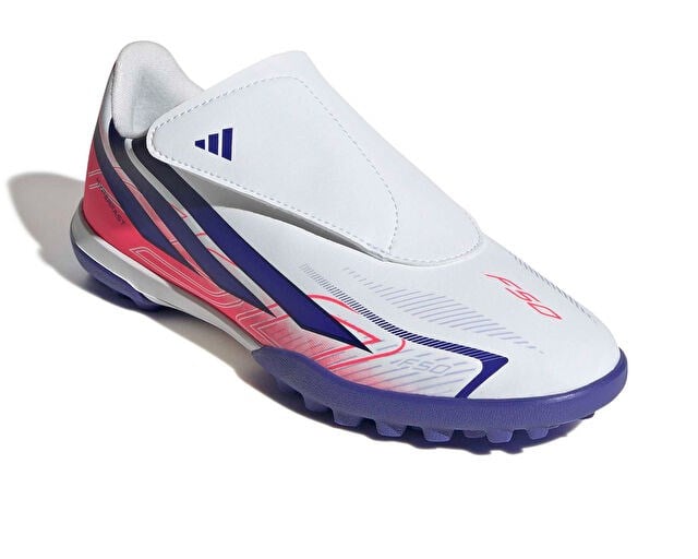 ADIDAS F50 HYPERFAST CLUB VEL TF J Genç Halı Saha Ayakkabısı KK1335 Beyaz
