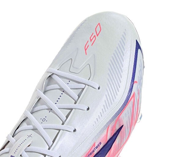 ADIDAS F50 HYPERFAST ELITE FG Erkek Çim Zemin Kramponu KJ3432 Beyaz