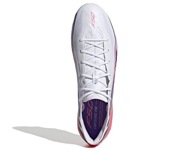 ADIDAS F50 HYPERFAST ELITE FG Erkek Çim Zemin Kramponu KJ3432 Beyaz