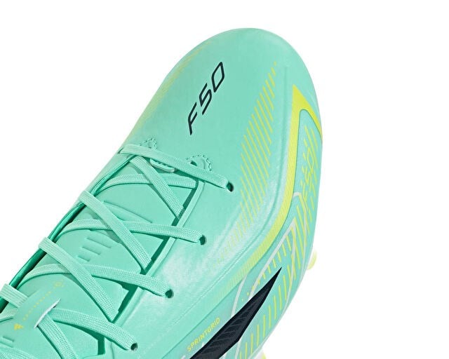 ADIDAS F50 HYPERFAST LEAGUE FG Erkek Çim Zemin Kramponu KK1052 Yeşil