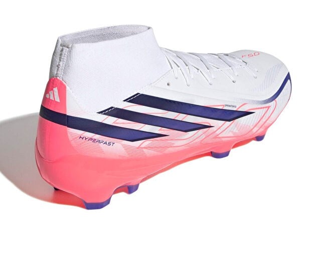 ADIDAS F50 HYPERFAST LEAGUE MID FG Erkek Çim Zemin Kramponu IH7090 Beyaz