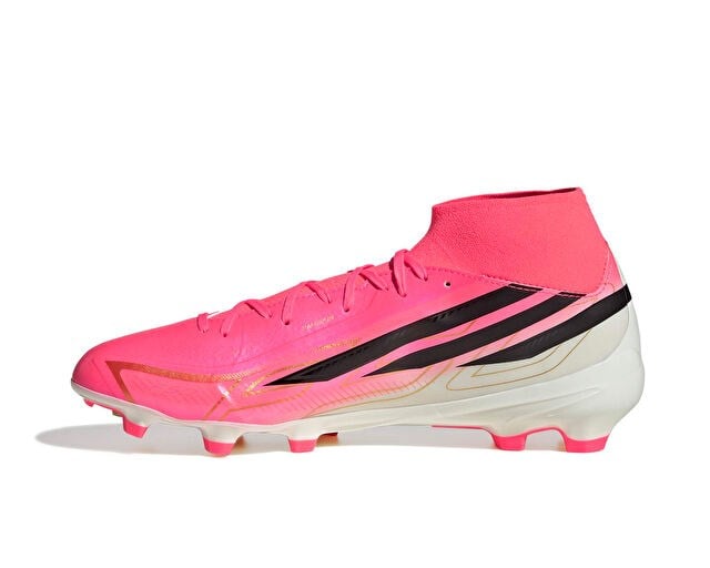 ADIDAS F50 HYPERFAST LEAGUE MID FG Unisex Çim Zemin Kramponu KJ6714 Turuncu