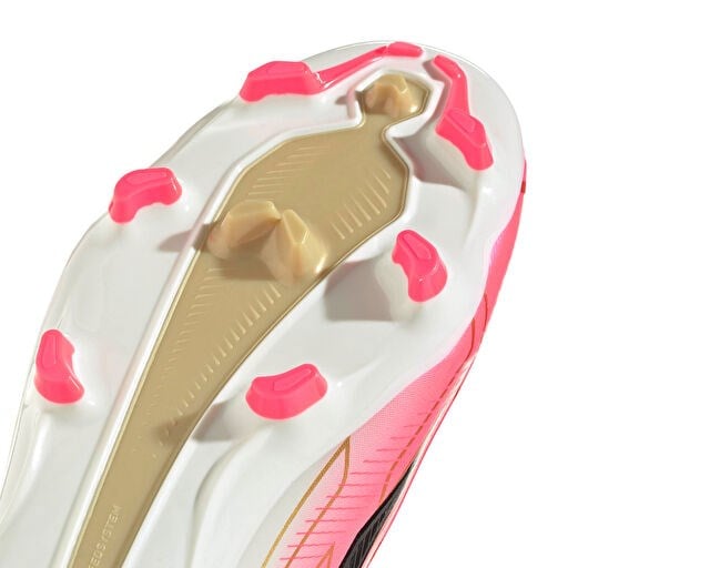ADIDAS F50 HYPERFAST LEAGUE MID FG Unisex Çim Zemin Kramponu KJ6714 Turuncu