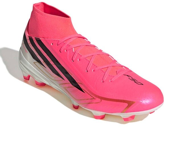 ADIDAS F50 HYPERFAST LEAGUE MID FG Unisex Çim Zemin Kramponu KJ6714 Turuncu