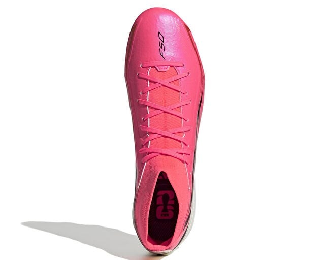 ADIDAS F50 HYPERFAST LEAGUE MID FG Unisex Çim Zemin Kramponu KJ6714 Turuncu