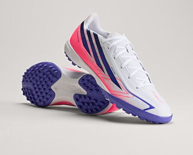 ADIDAS F50 HYPERFAST LEAGUE TF Erkek Halı Saha Ayakkabısı KJ3434 Beyaz