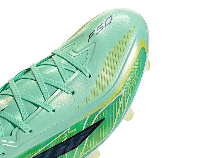 ADIDAS F50 HYPERFAST PRO FG Unisex Çim Zemin Kramponu KJ3439 Yeşil