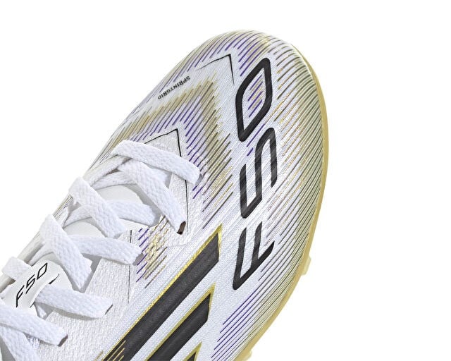 ADIDAS F50 LEAGUE FG/MG J Çocuk Çoklu Çim Zemin Kramponu JH7745 Beyaz