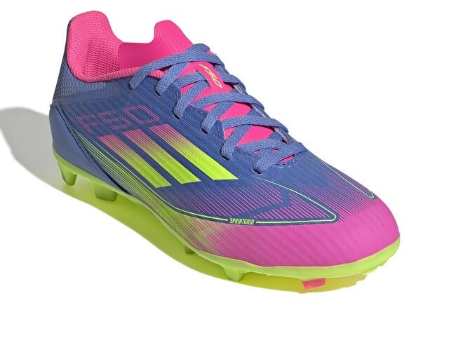 ADIDAS F50 LEAGUE FG/MG J Genç Çim Zemin Kramponu IE3746 Mavi