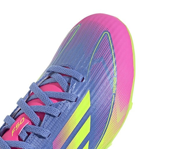 ADIDAS F50 LEAGUE FG/MG J Genç Çim Zemin Kramponu IE3746 Mavi