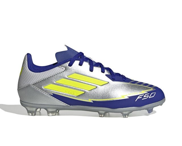 ADIDAS F50 LEAGUE FG/MG J MESSI Çocuk Çim Zemin Kramponu IH0924 Gri
