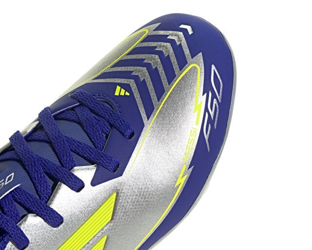 ADIDAS F50 LEAGUE FG/MG J MESSI Çocuk Çim Zemin Kramponu IH0924 Gri