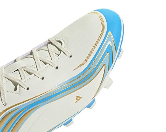 ADIDAS F50 MESSI CLUB FG/MG Erkek Çoklu Çim Zemin Kramponu IH1913 Bej