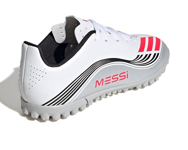 ADIDAS F50 MESSI CLUB TF J Genç Halı Saha Ayakkabısı JP7453 Beyaz