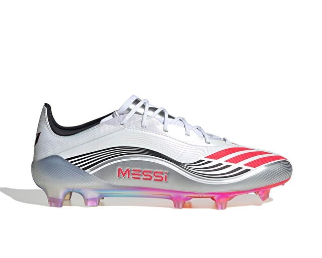 ADIDAS F50 MESSI ELITE FG Unisex Çim Zemin Kramponu JP5593 Beyaz