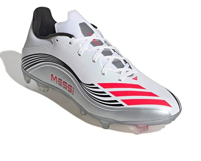ADIDAS F50 MESSI LEAGUE FG/MG Erkek Çoklu Çim Zemin Kramponu JP7446 Beyaz