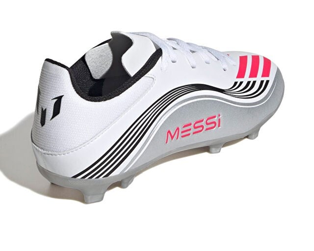 ADIDAS F50 MESSI LEAGUE FG/MG J Çocuk Çoklu Çim Zemin Kramponu JP7454 Beyaz